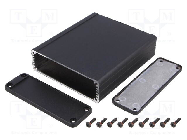 Enclosure: shielding; X: 104mm; Y: 120mm; Z: 32mm; aluminium; black