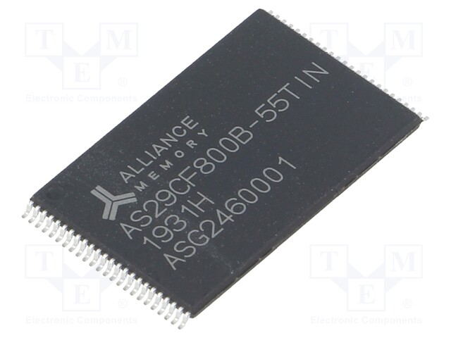 FLASH memory; NOR Flash; 1Mx8bit; 55ns; TSOP48; parallel