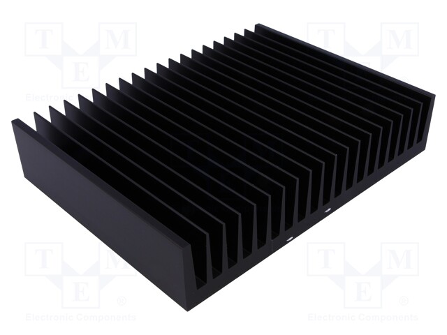 Heatsink: extruded; grilled; black; L: 150mm; W: 200mm; H: 40mm