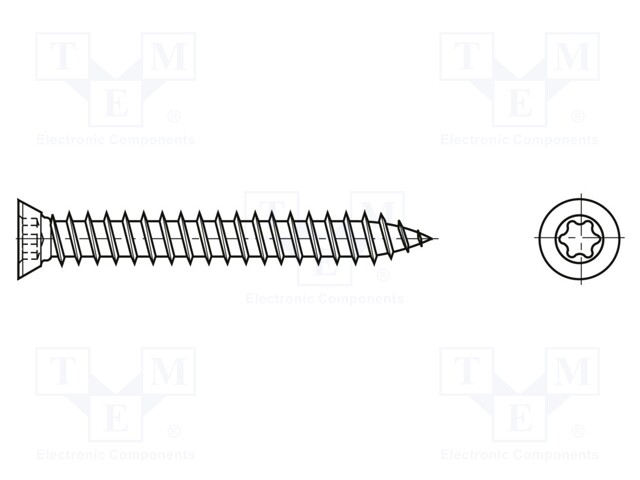 Screw; for wood