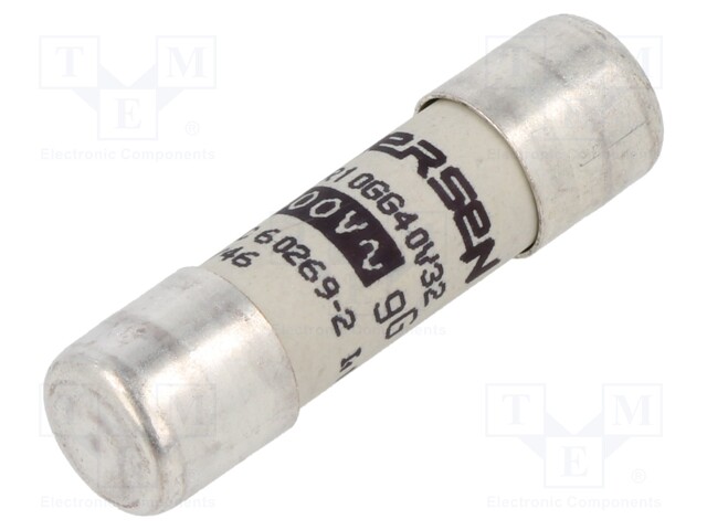 Fuse: fuse; gG; 32A; 400VAC; ceramic; 10x38mm