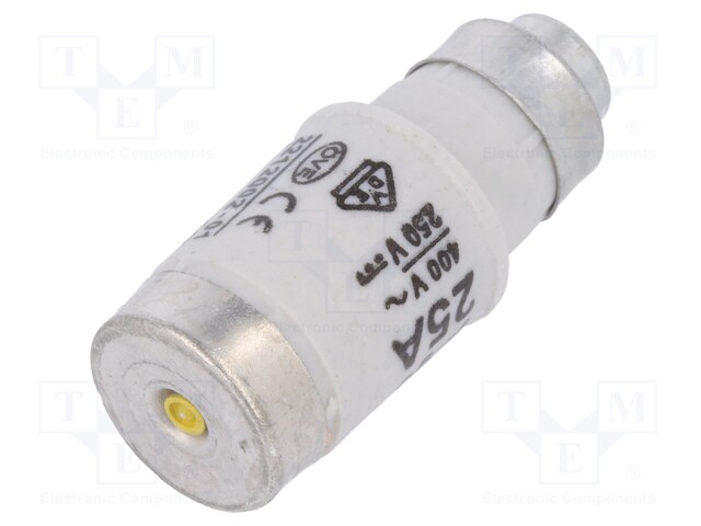 Fuse: fuse; gG,gL; 25A; 400VAC; 250V; industrial; D02