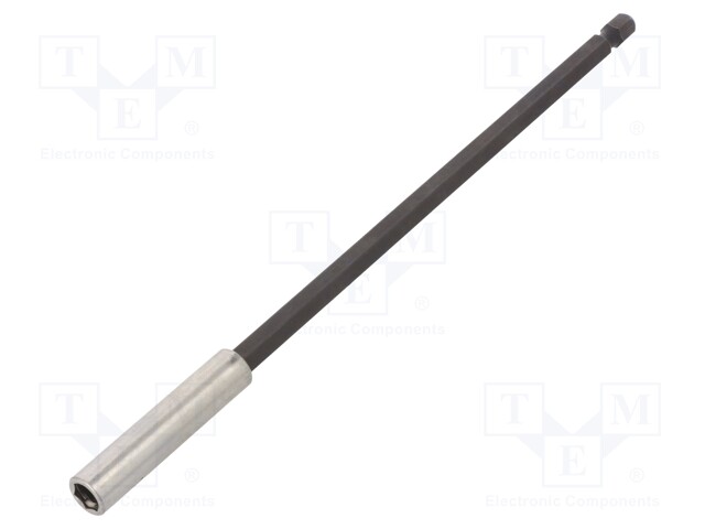 Holders for screwdriver bits; Socket: 1/4"; Overall len: 200mm