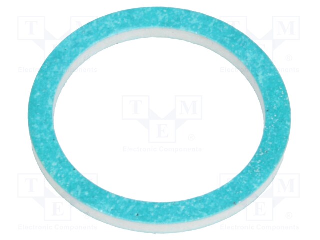 Gasket; composite; D: 1.5mm; Øint: 15.2mm; Øout: 19mm; PG9; -40÷300°C