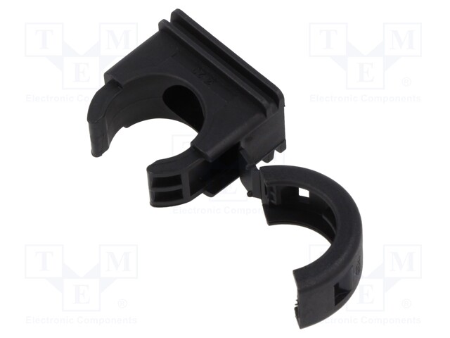 Bracket; ØBraid : 20mm; polyamide; HelaGuard; -50÷135°C; UL94V-2