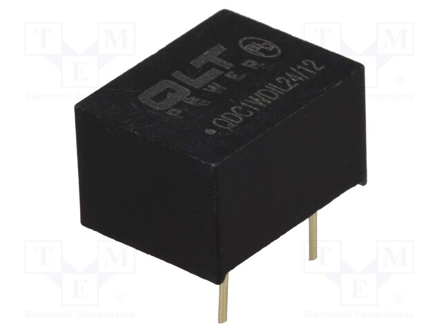 Converter: DC/DC; 1W; Uin: 21.6÷26.4V; 12VDC; DIP8; Efficiency: 75%