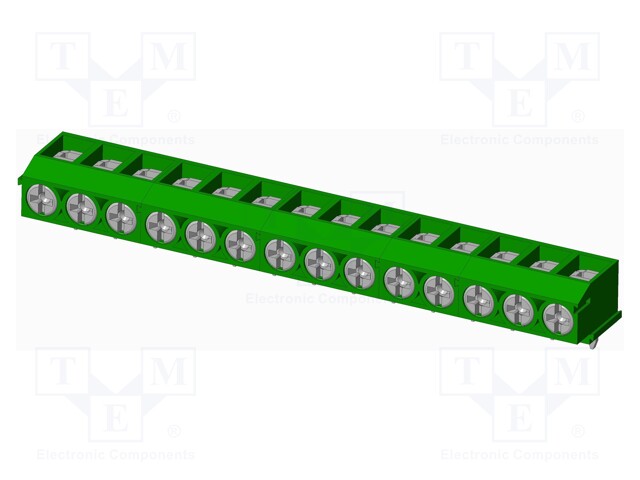 Connector: PCB terminal block; terminal; straight; on PCBs; T3