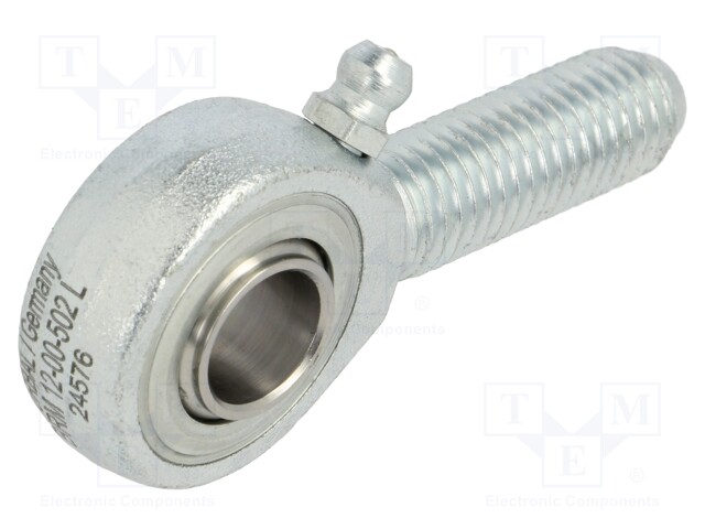 Ball joint; 12mm; Thread: M12; Mat: steel; Pitch: 1,75; Plating: zinc