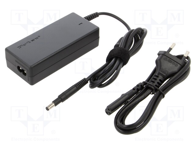 Power supply: switched-mode; 19.5VDC; 3.33A; Out: 4,8/1,7; 65W