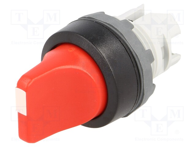 Switch: rotary; Stabl.pos: 2; 22mm; red; Illumin: none; IP66; Pos: 2