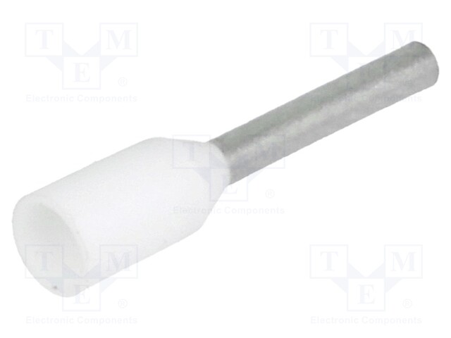 Bootlace ferrule; insulated; copper; Insulation: polypropylene