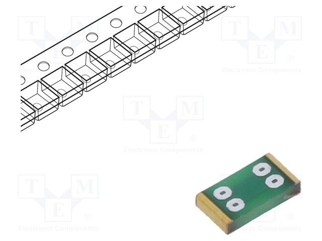 Fuse, Surface Mount, 10 A, UST 1206 Series, 32 VAC, 63 VDC, Slow Blow, 1206