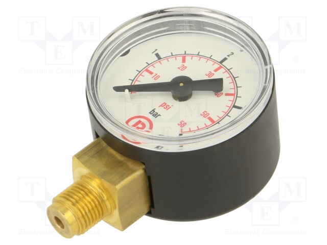 Manometer; 0÷4bar; 40mm; non-aggressive liquids,inert gases