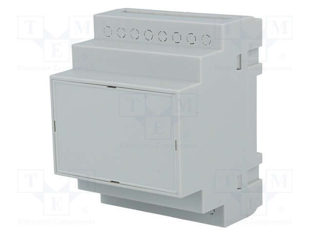 Enclosure: for DIN rail mounting; Y: 90mm; X: 70mm; Z: 65mm; grey