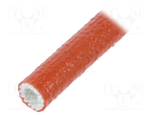 Conduit; ØBraid : 13mm; L: 15m; -55÷260°C; Øout: 18mm; Body: red