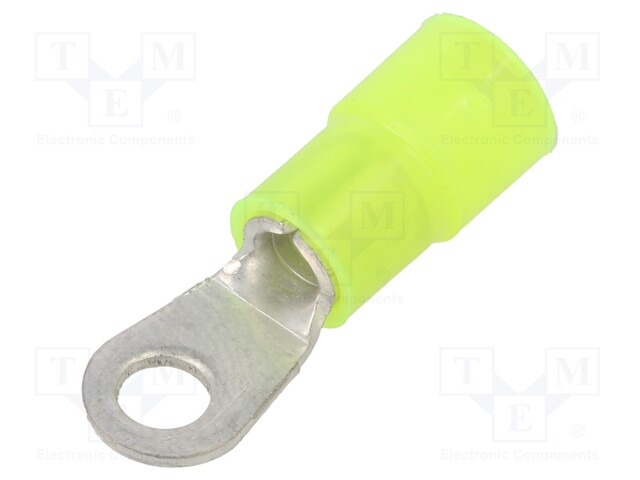 Tip: ring; M4; Ø: 4.3mm; 4÷6mm2; crimped; for cable; insulated; 105°C