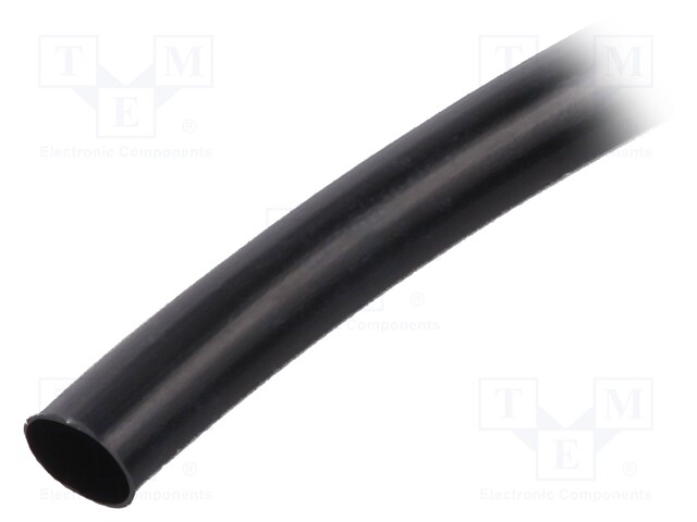 Insulating tube; Mat: PVC; black; -20÷125°C; Øint: 6mm; L: 10m