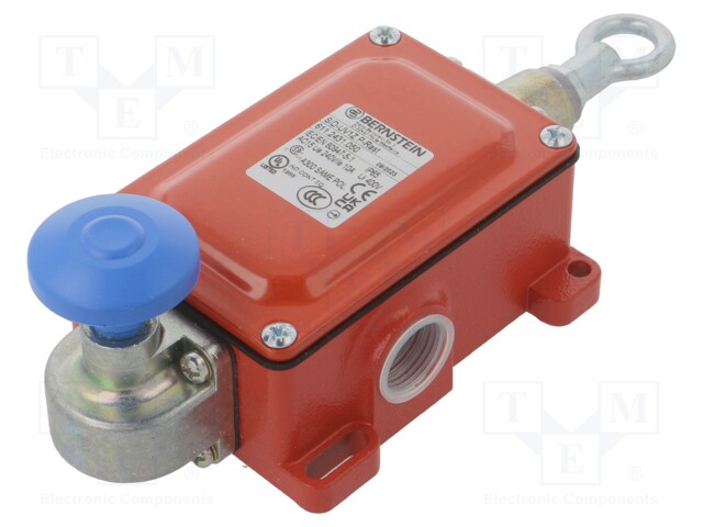 Safety switch: singlesided rope switch; NC + NO; SID; -30÷80°C