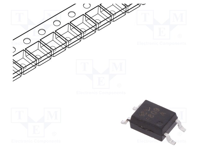 Optocoupler; SMD; Channels: 1; Out: transistor; Uinsul: 3.75kV; SO4