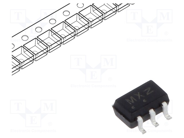 IC: digital; buffer,non-inverting,Schmitt trigger; Channels: 2