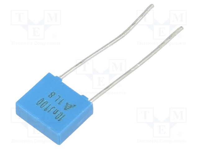 Capacitor: polyester; 10nF; 63VAC; 100VDC; Pitch: 5mm; ±5%