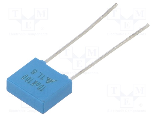 Capacitor: polyester; 10nF; 63VAC; 100VDC; Pitch: 5mm; ±10%