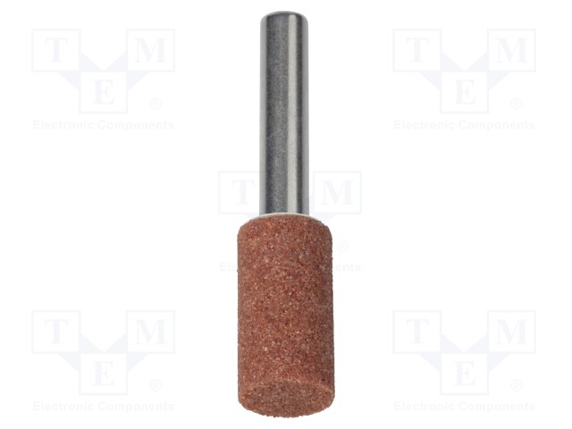 Grindingstone; 12mm; Mounting: rod 6mm; Kind of file: cylindrical