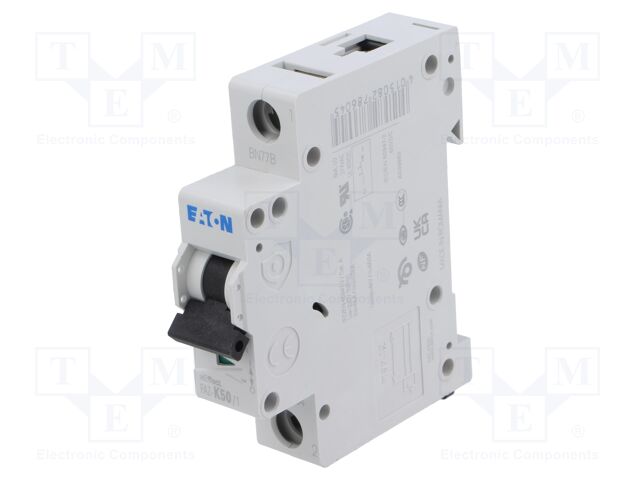 Circuit breaker; 230/400VAC; Inom: 50A; Poles: 1; DIN; Charact: K