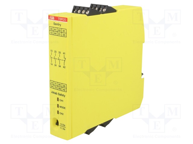 Module: safety relay; Series: SENTRY; Mounting: DIN; -10÷55°C; IP20