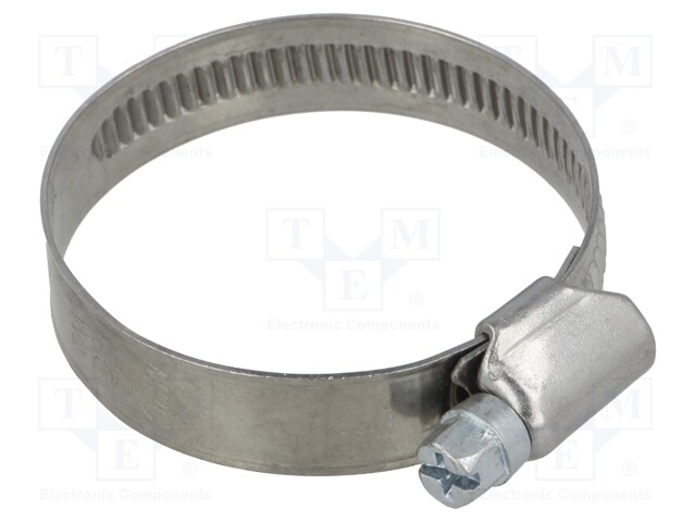 Worm gear clamp; W: 12mm; Clamping: 32÷50mm; Man.series: DD; W2