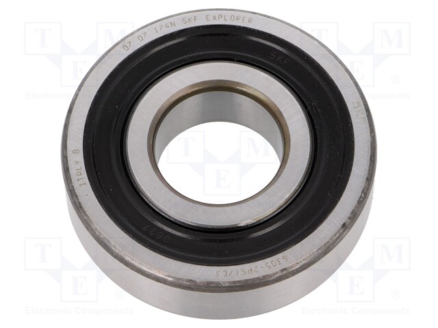 Bearing: single row deep groove ball; Øint: 25mm; Øout: 62mm