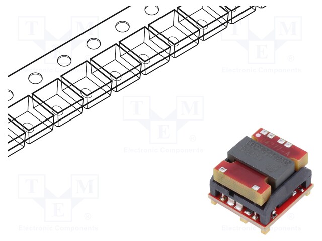 Isolated Board Mount DC/DC Converter, Medical, 1 Output, 2 W, 12 V, 167 mA