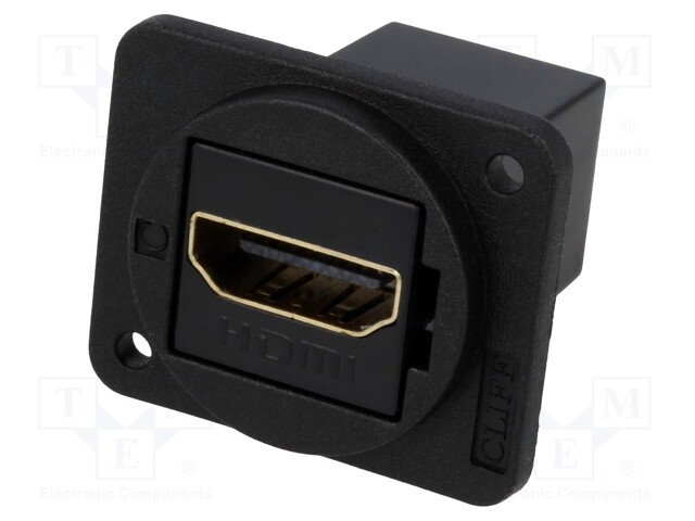 Coupler; HDMI socket,both sides; shielded; Case: XLR standard