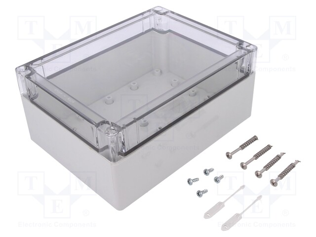 Enclosure: multipurpose; X: 152mm; Y: 202mm; Z: 90mm; TG ABS; ABS