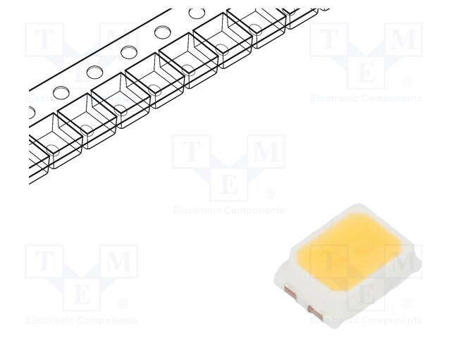 LED; SMD; PLCC2,2216; white neutral; 4÷8lm; 3850-4250K; 95; 120°