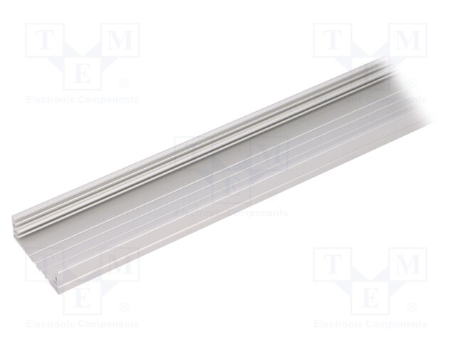 Profiles for LED modules; surface; natural; L: 1m; aluminium