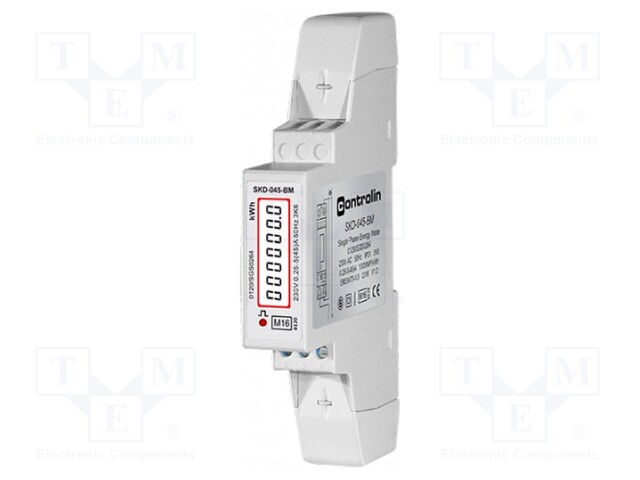Electric energy meter; 230V; 45A; Network: single-phase; 50Hz