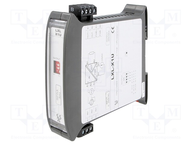 Converter: voltage; DIN; 0÷250VAC; 20÷30VDC; IP20; 0÷70°C