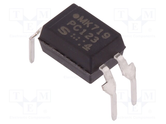 Optocoupler; THT; Channels: 1; Out: transistor; Uinsul: 5kV; Uce: 80V