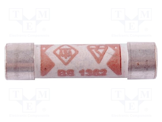 Fuse; 13A; 240V; Ø6x25mm