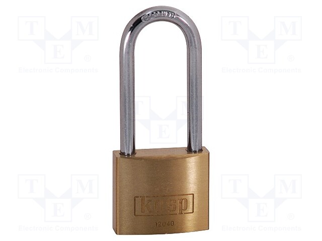 Padlock; brass; Application: gates,toolboxes,cabinets,sheds