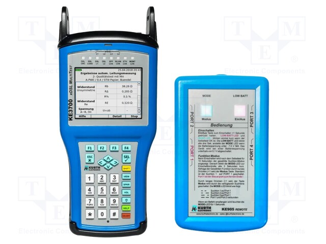 Tester: wiring system; LCD; Interface: RJ45; Range: 6km; CopperTest