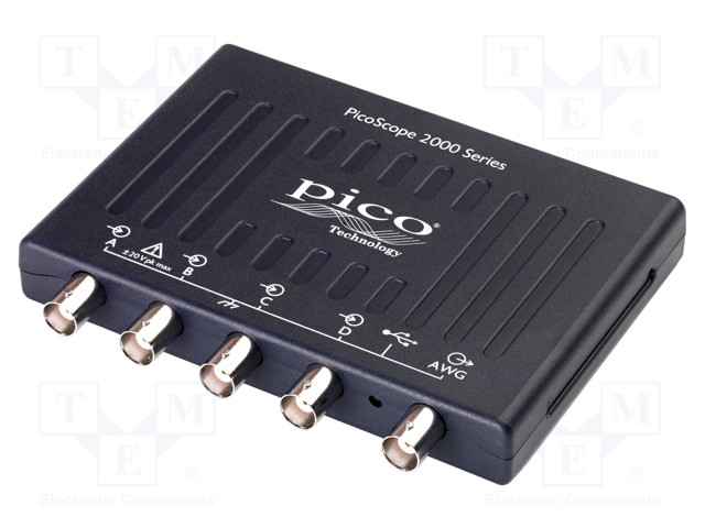 PC connected oscilloscope; Band: ≤70MHz; Channels: 4; 64Mpts; 20V