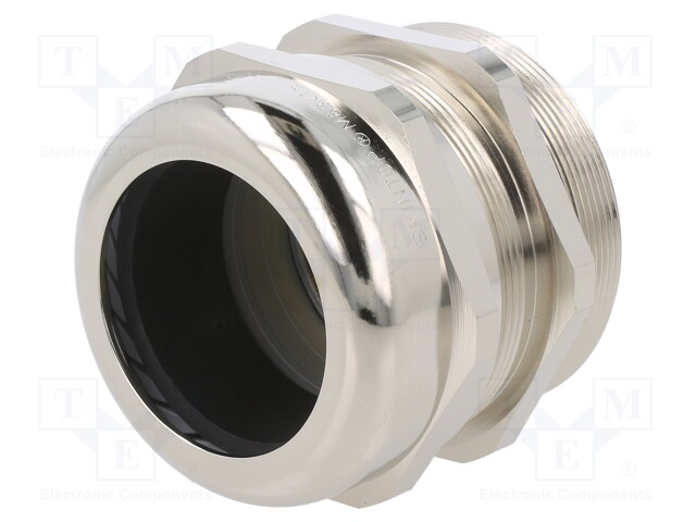 Cable gland; with earthing; M63; 1.5; IP68; Mat: brass