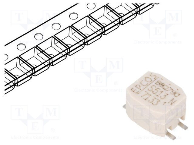 Inductor: common mode; SMD; 51uH; 500mA; 140mΩ; max.60°C; -30÷+50%