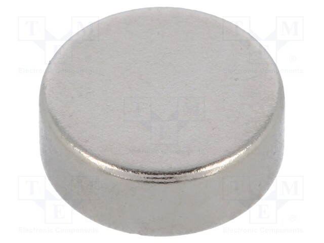 Magnet: permanent; neodymium; H: 3mm; 13N; Ø: 8mm