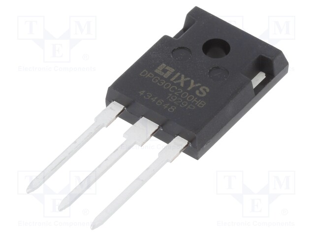 Diode: rectifying; THT; 200V; 2x15A; Package: tube; TO247-3; 35ns