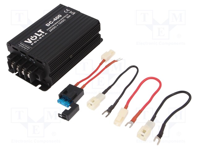 Power supply: step-down converter; Uout max: 13.8VDC; 30A; 0÷40°C