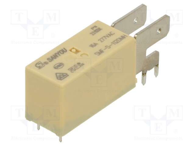 Relay: electromagnetic; Ucoil: 12VDC