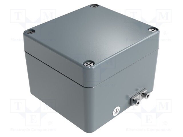 Enclosure: multipurpose; X: 75mm; Y: 80mm; Z: 57mm; aluminium; IP66